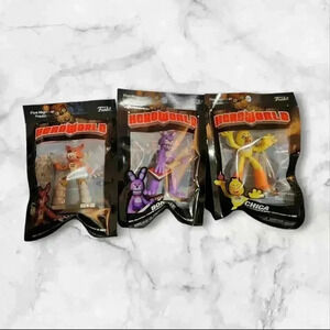 Funko HeroWorld Bonnie Foxy Chica Five Nights At Freddy’s 3 1/2" FNAF New